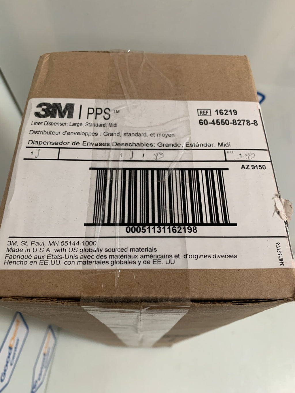 3M 16219 Large PPS Liner Dispenser New in box1