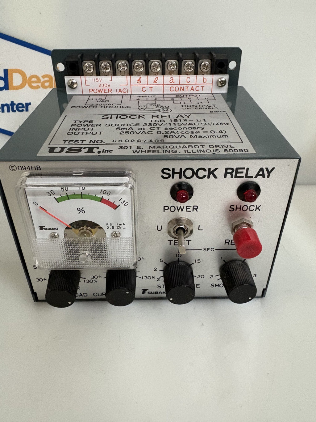 TSUBAKI UST INC SHOCK RELAY TSB151W-E3