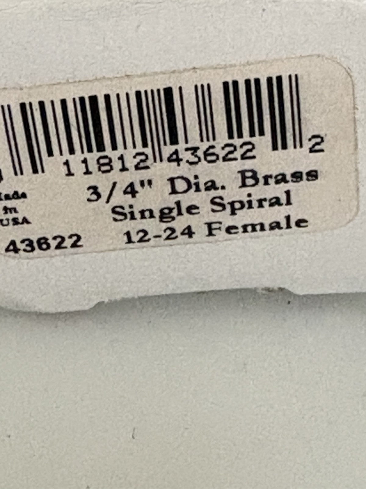 LOT OF 3 SCHAEFER BRUSH FLUE & CONDENSER BRUSH 3/4" SINGLE SPIRAL