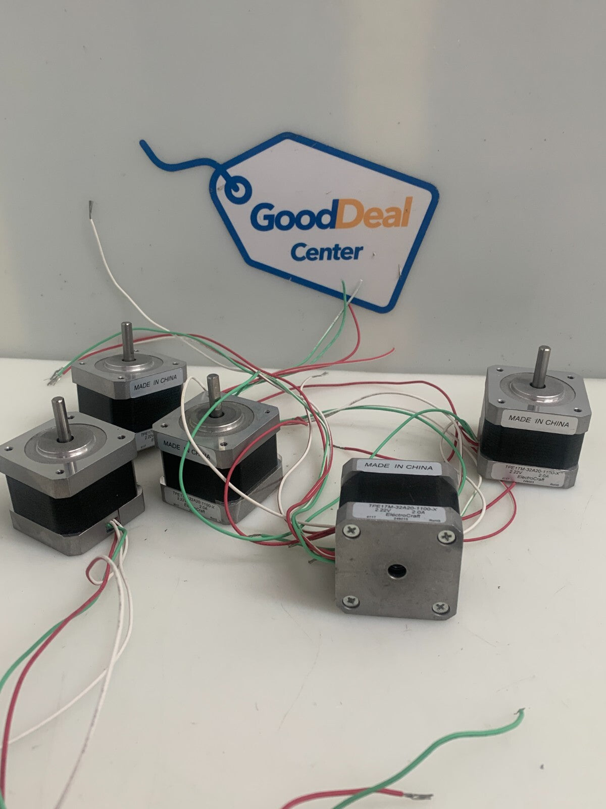 Lot of 5 ELECTRO CRAFT Stepper Motor TPE17M-32A20-1100-X