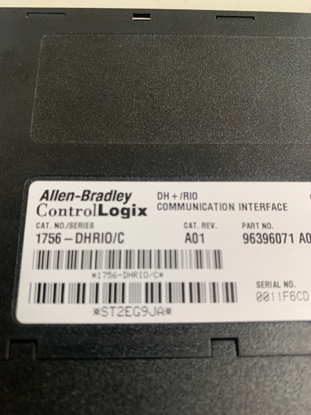 ALLEN BRADLEY CONTROL LOGIX DH+ /RIO COMMUNICATION INTERFACE 1756-DHRID/C  A 01