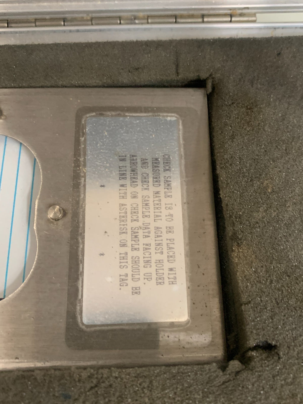 ABB PROCESS AUTOMATION GK-130123-CHECK SAMPLE KIT IN CASE