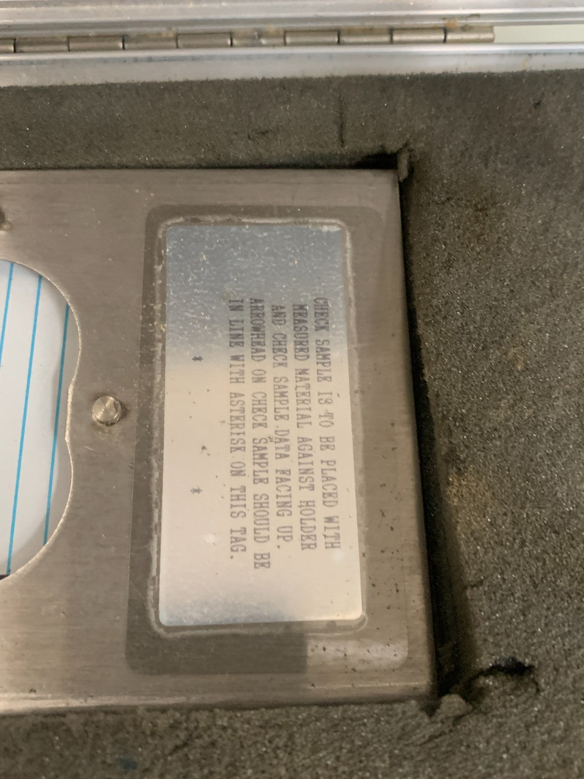 ABB PROCESS AUTOMATION GK-130123-CHECK SAMPLE KIT IN CASE