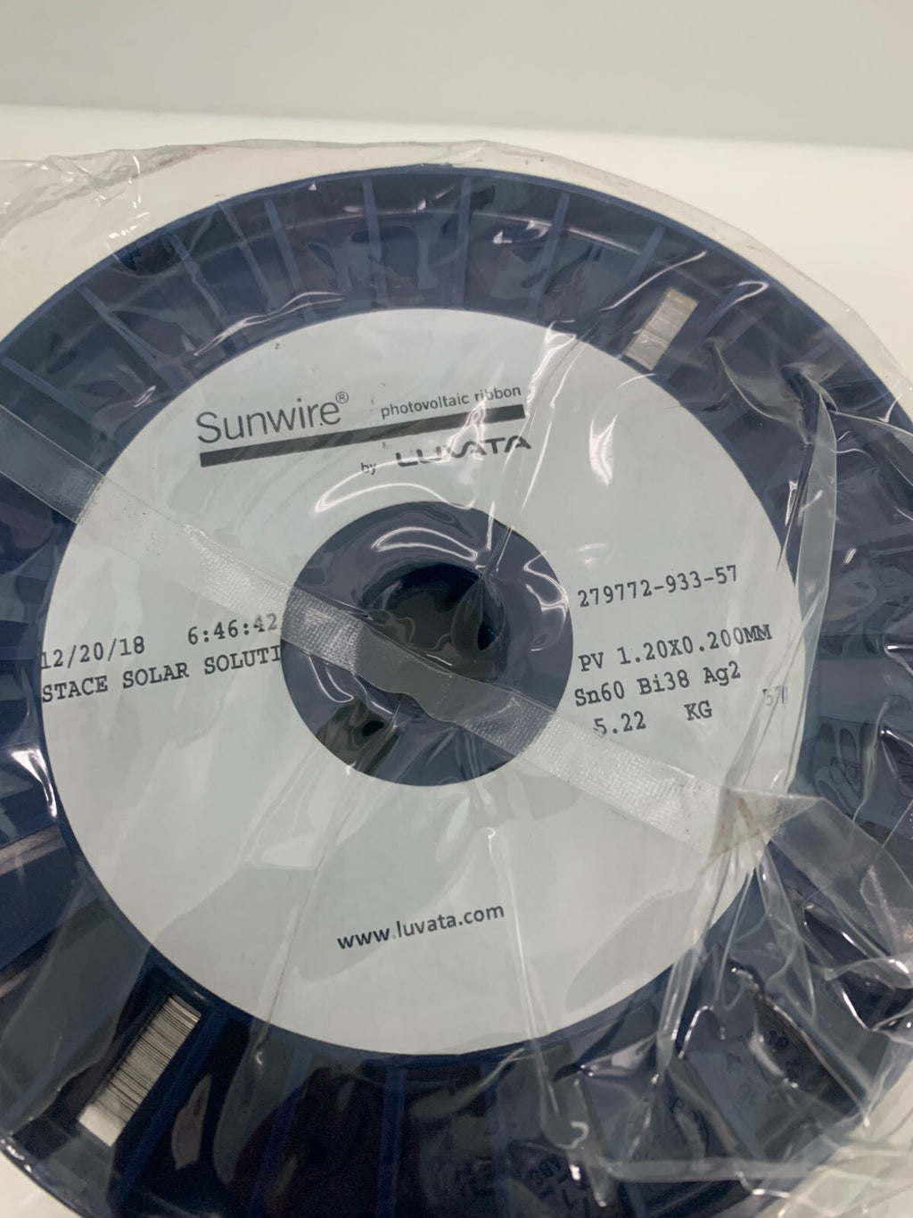 Sunwire Luvata Solar Panel Tabbing Wire 1.20x 0.200mm 279772-933-570