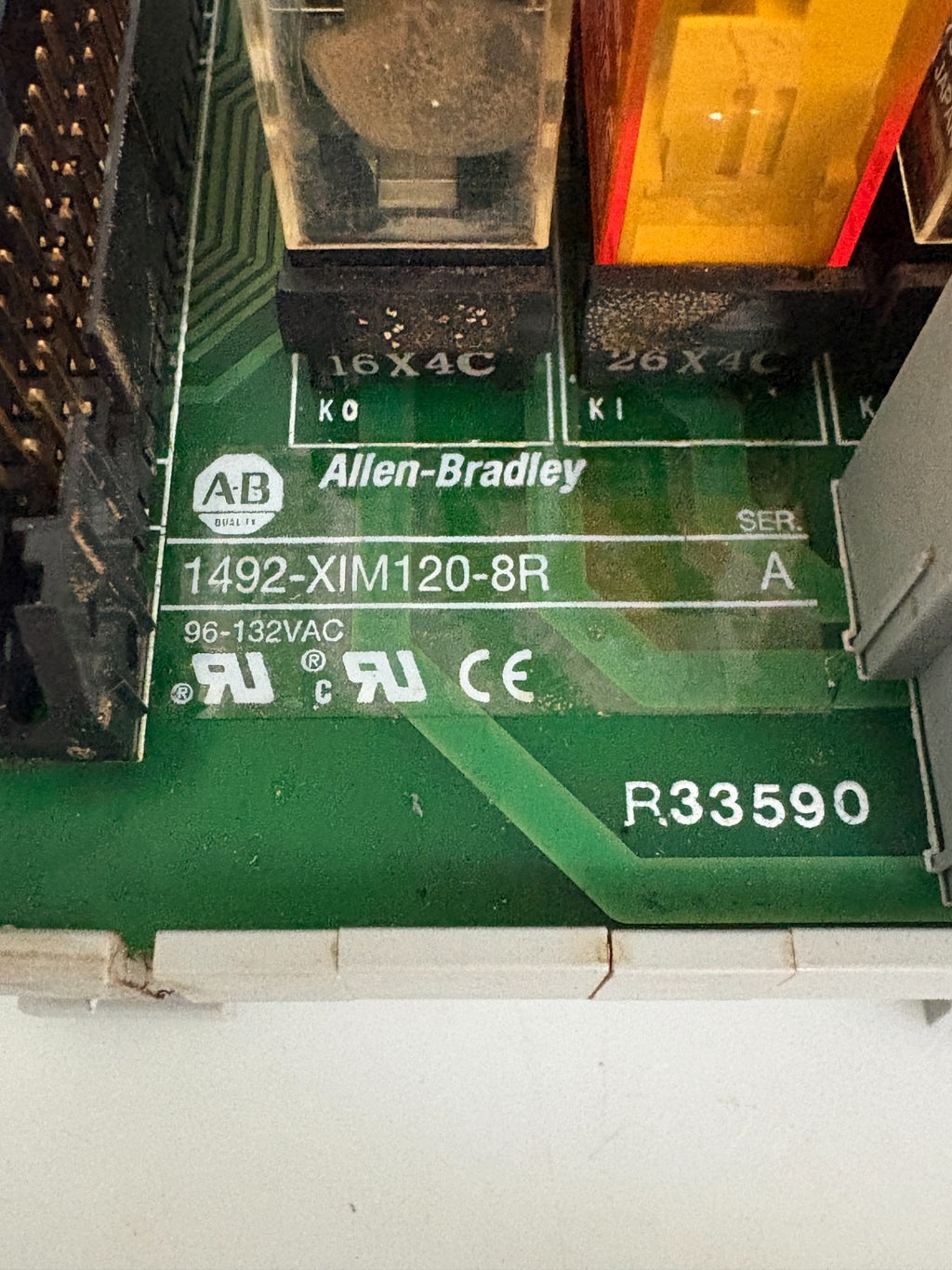 ALLEN BRADLEY RELAY MASTER MODULE 1492-XIM120-BR A1