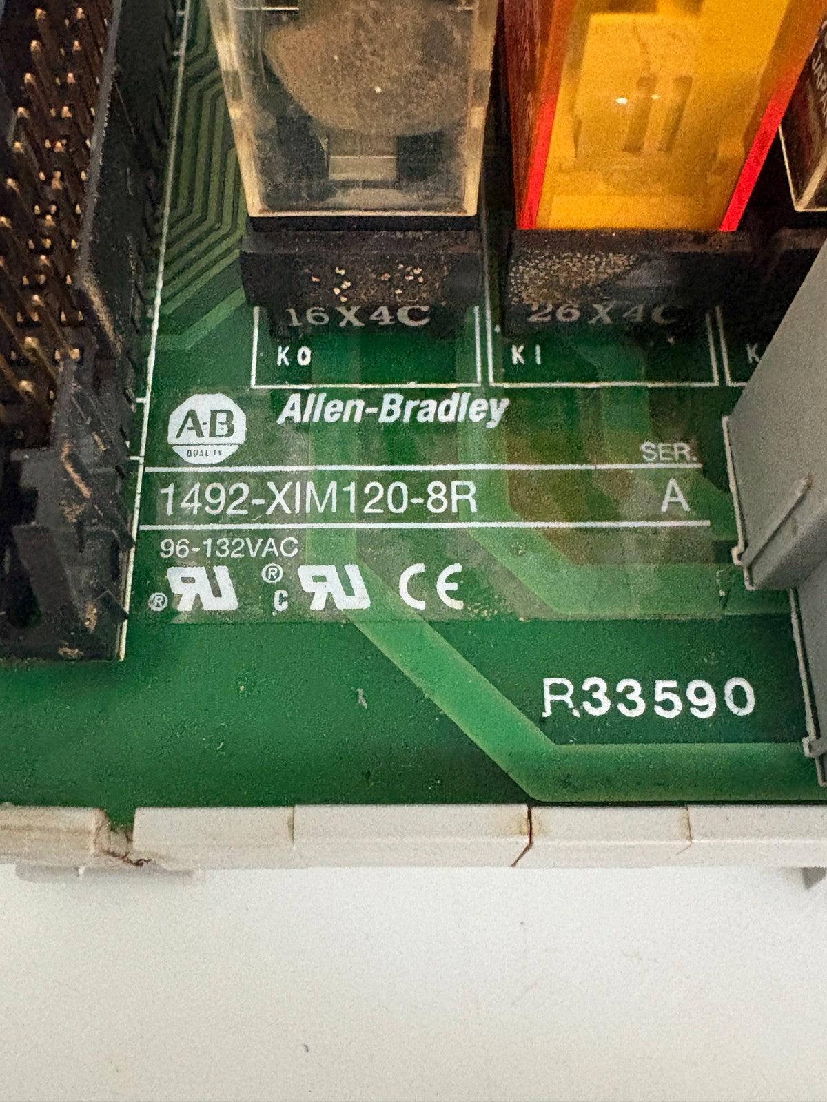 ALLEN BRADLEY RELAY MASTER MODULE 1492-XIM120-BR A1