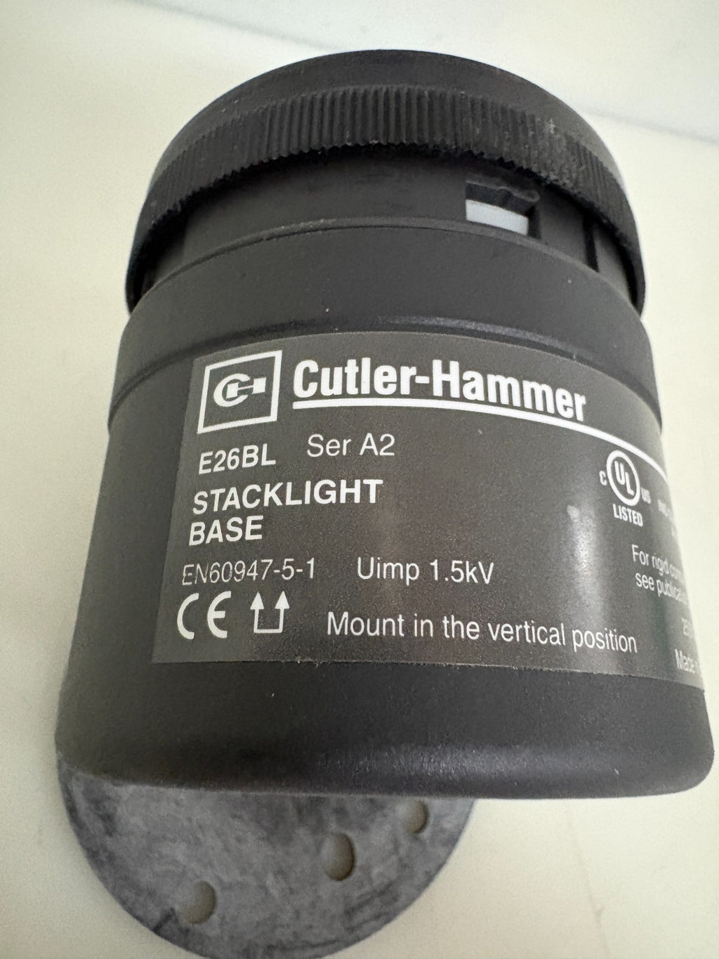 CUTLER HAMMER STACKLIGHT BASE E26BL 1