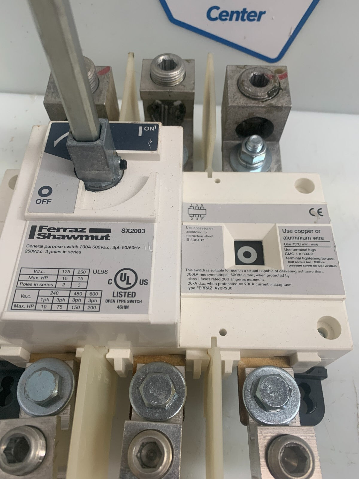 FERRAZ SHAWMUT SIRCO General Purpose Switch 200A 600V SX2003