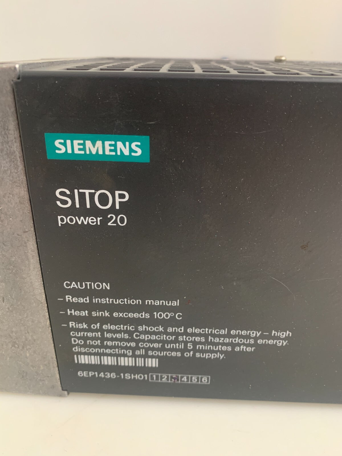 SIEMENS SITOP POWER 20 POWER SUPPLY