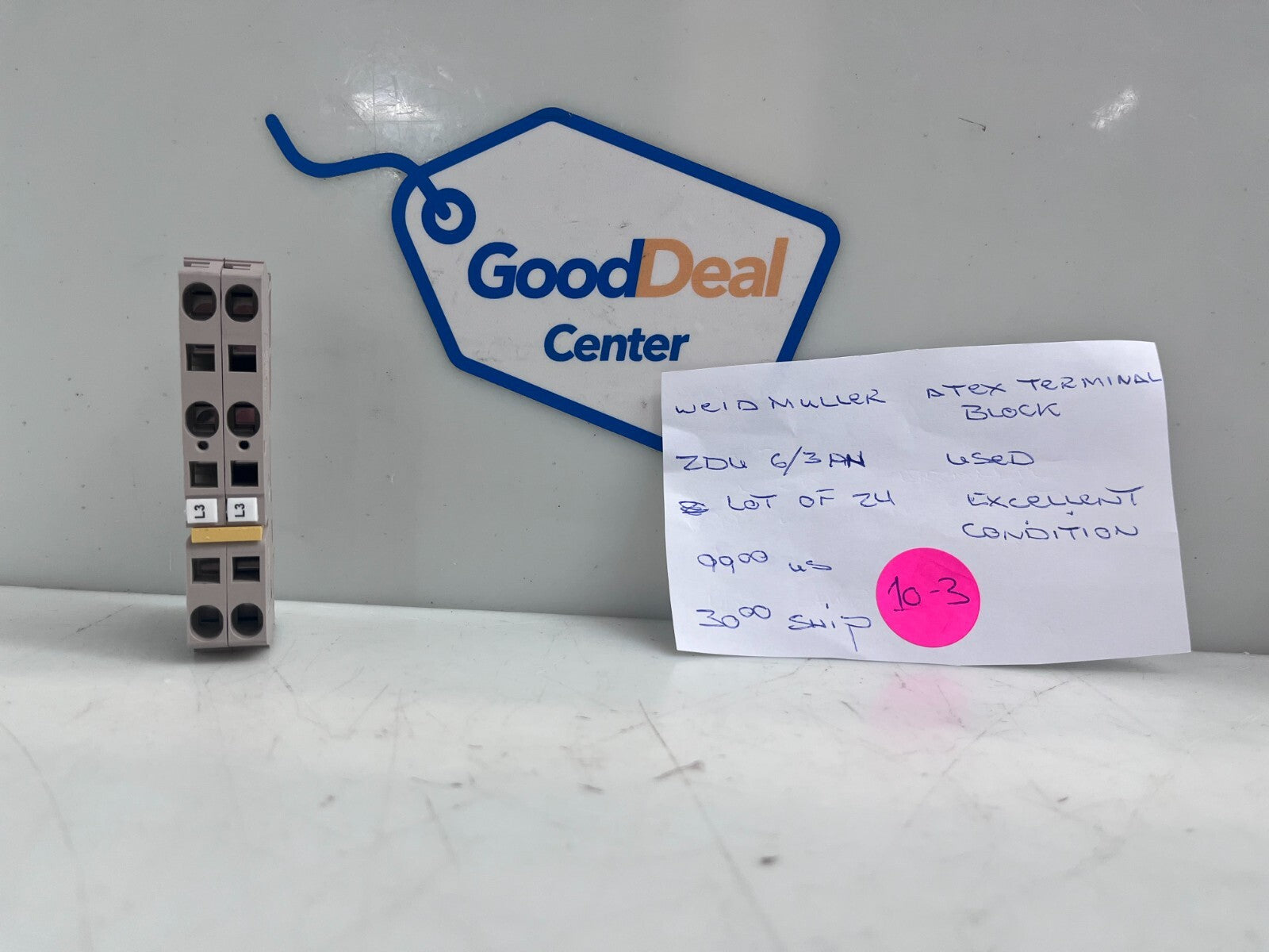 WEIDMÜLLER  ZDU 6/3AN  Connecting terminal 7907410000 (Lot of 24)