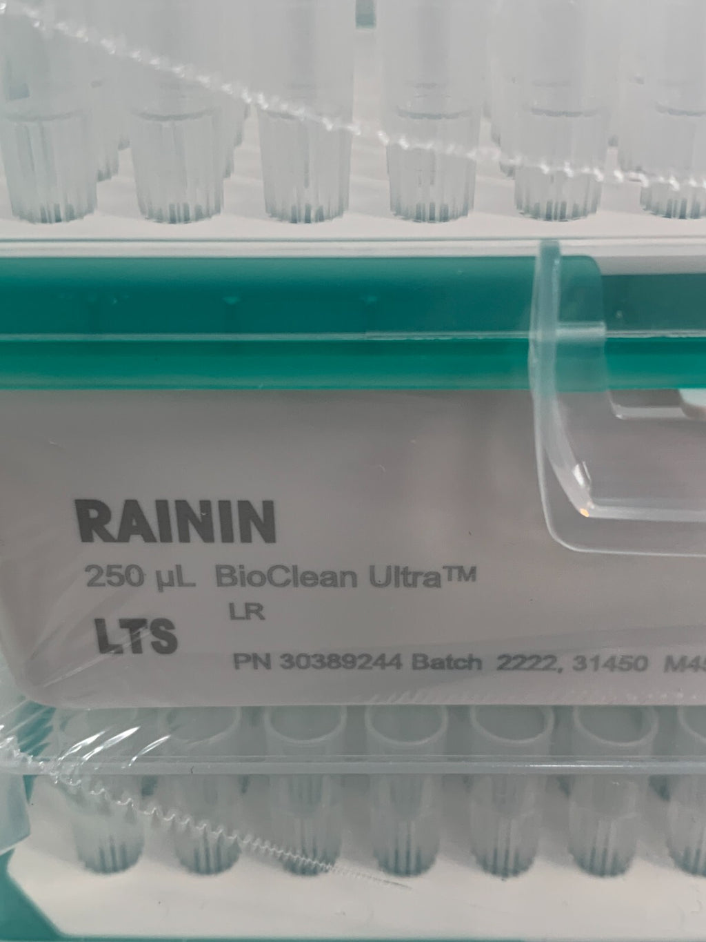 METTLER TOLEDO RAININ BIO CLEAN ULTRA 250uL PIPETTE TIPS 303 89 244