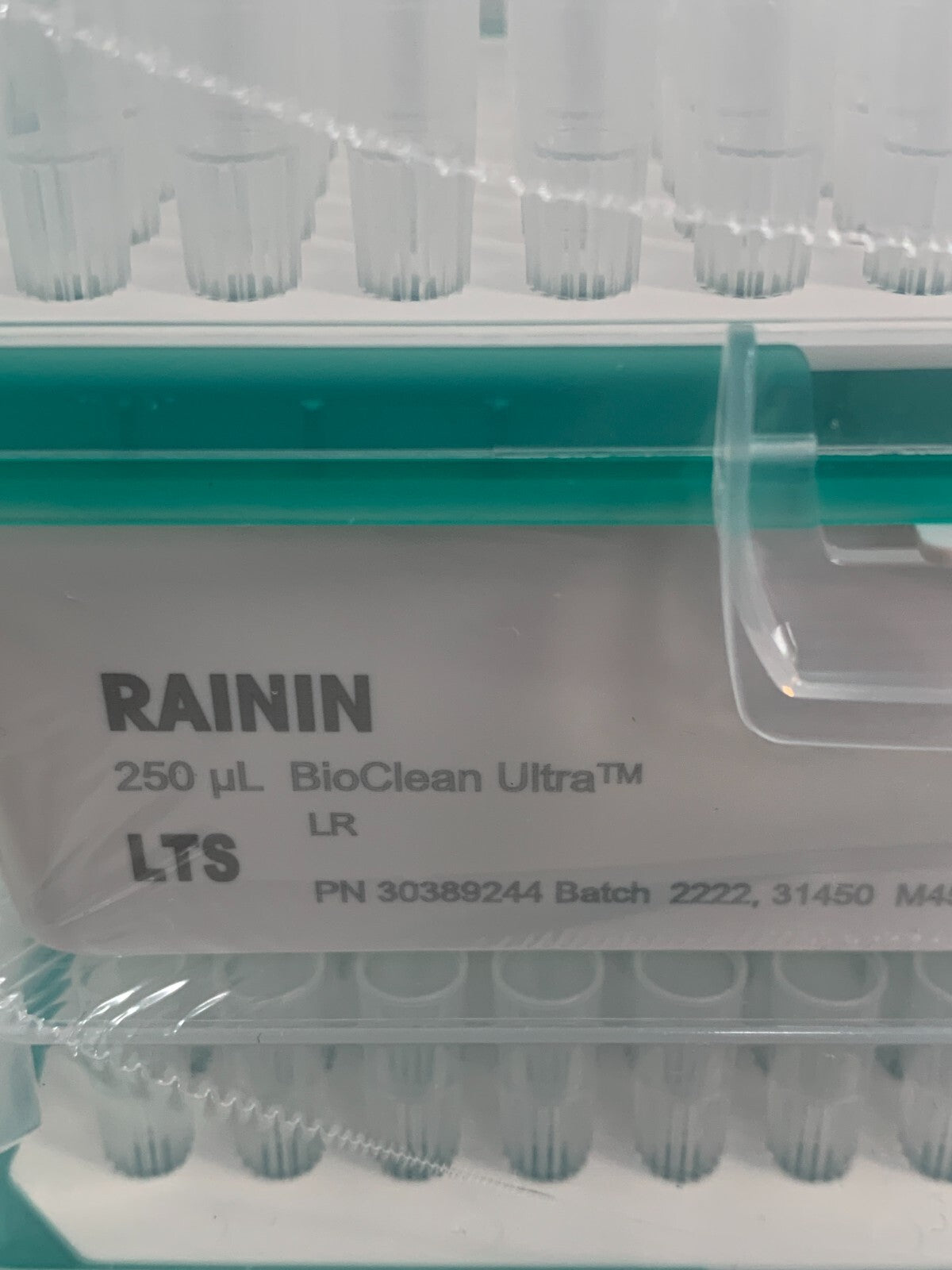 METTLER TOLEDO RAININ BIO CLEAN ULTRA 250uL PIPETTE TIPS 303 89 244