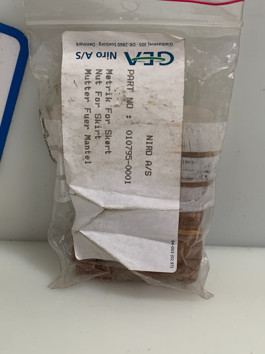 LOT OF 2 GEA SKIRT  NUT 010795-0001