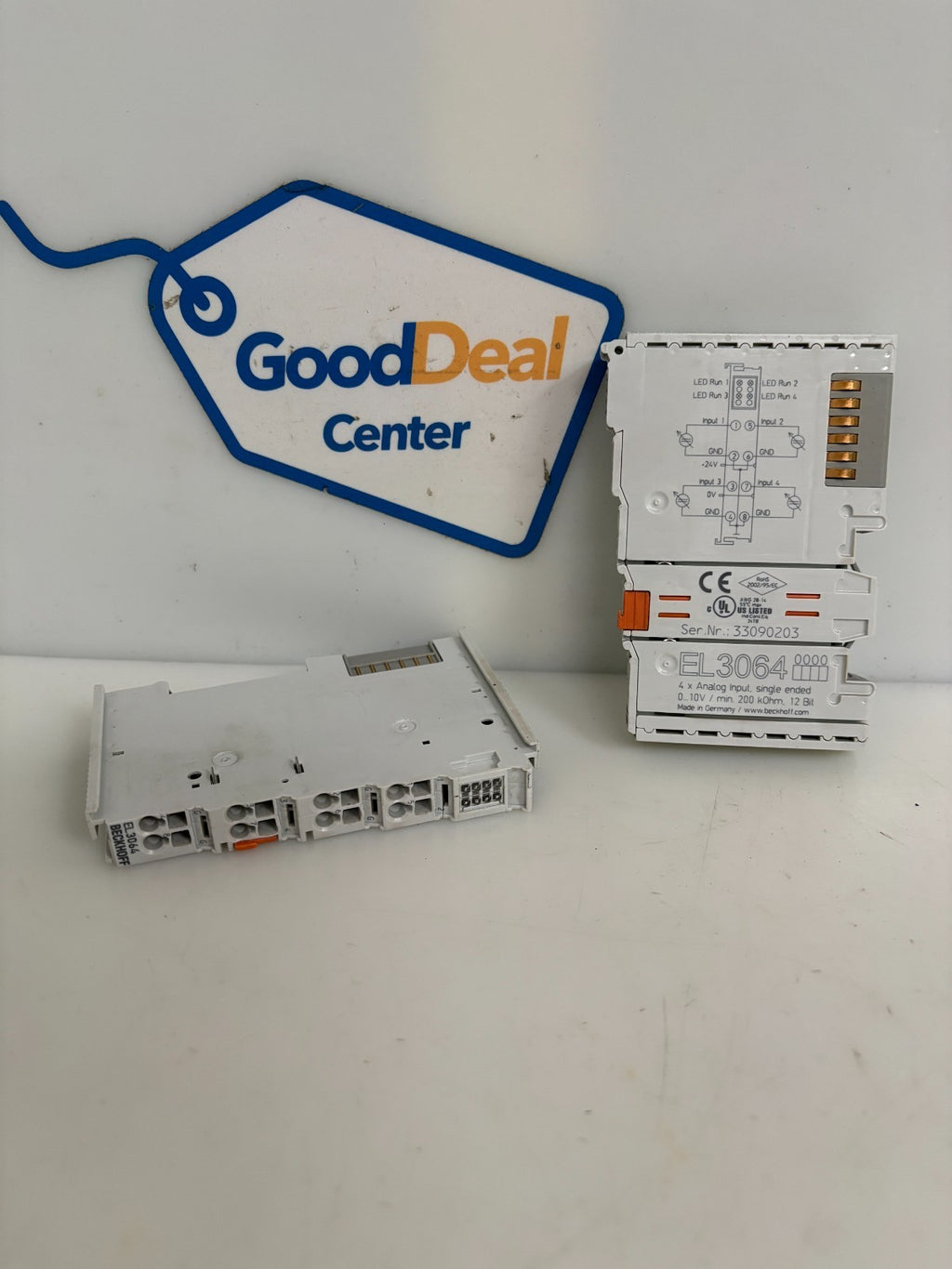 LOT OF 2 BECKHOFF 4X ANALOG INPUT SINGLE ENDED EL 3064