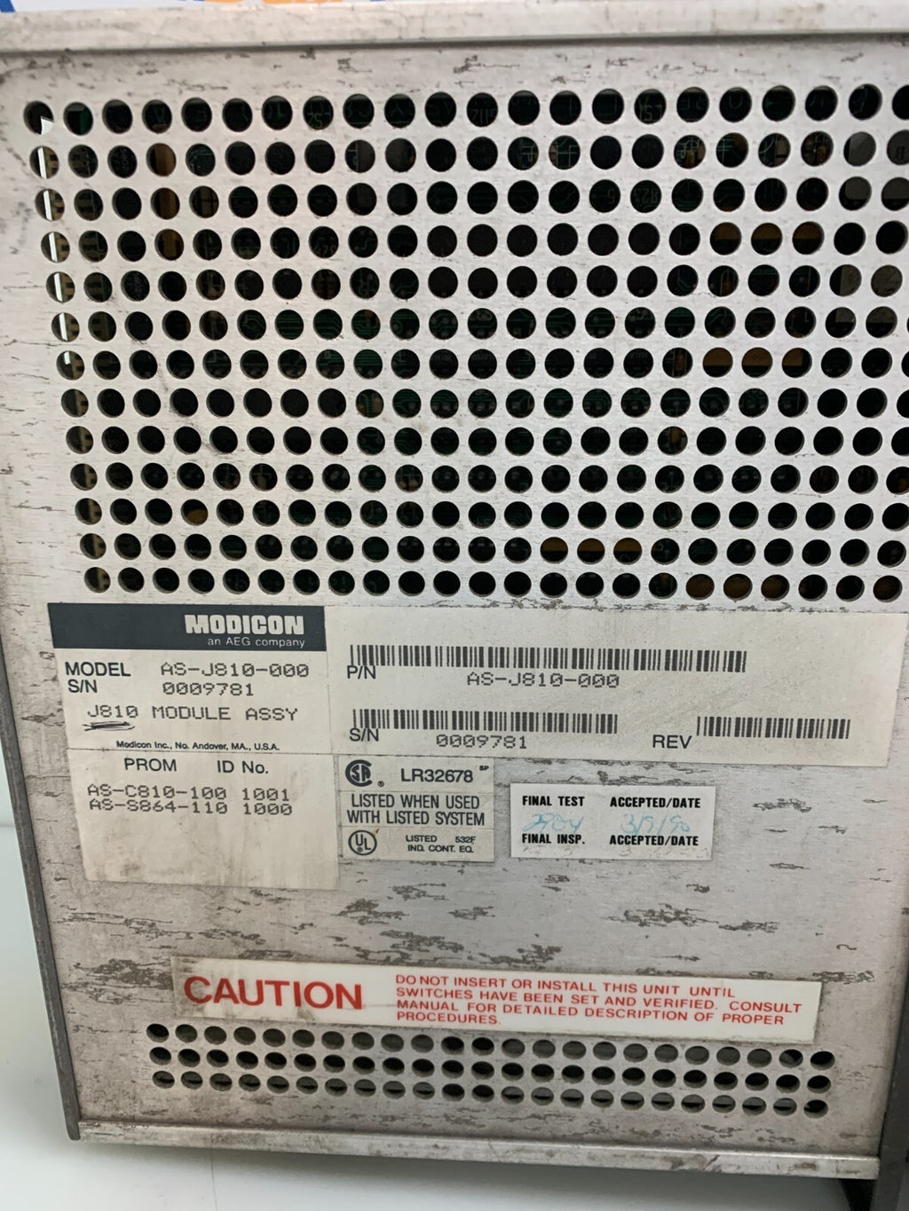 GOULD MODICON AS-J810-000 REMOTE I/O ADAPTER1