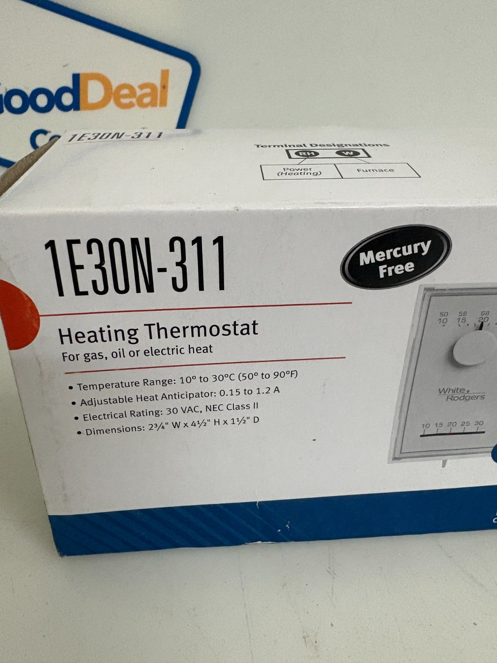 EMERSON HEATING THERMOSTAT 1E30N-3111