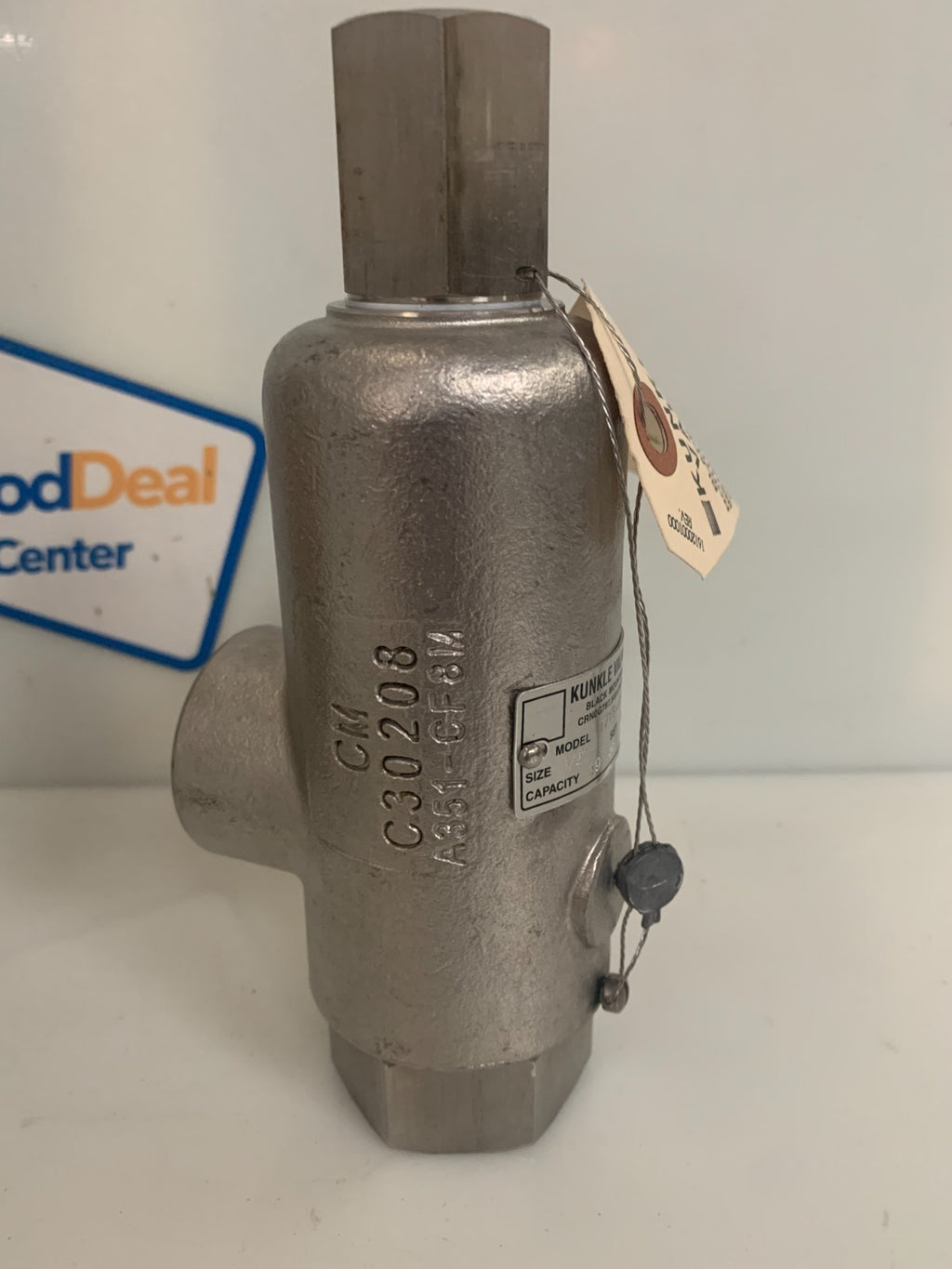 KUNKLE PRESSURE RELIEF VALVE 125PSI 1/2 " 171S - CO1-MG-04001