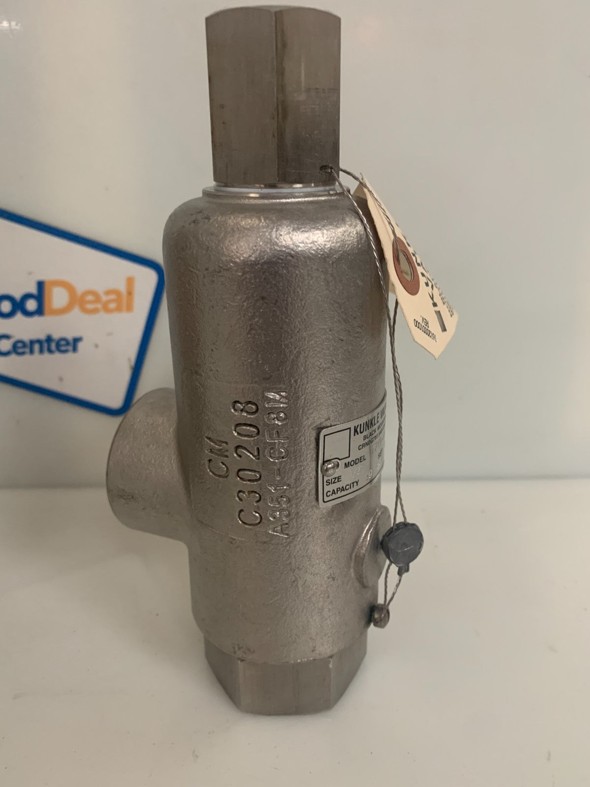 KUNKLE PRESSURE RELIEF VALVE 125PSI 1/2 " 171S - CO1-MG-04001