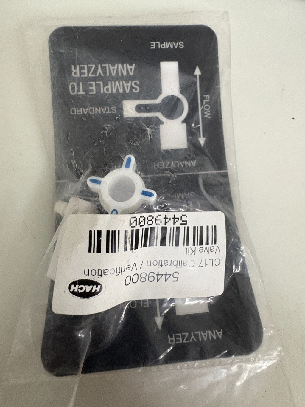 LOT OF 2 HACH CL17 CALIBRATION VERIFICATION VALVE KIT 5449800