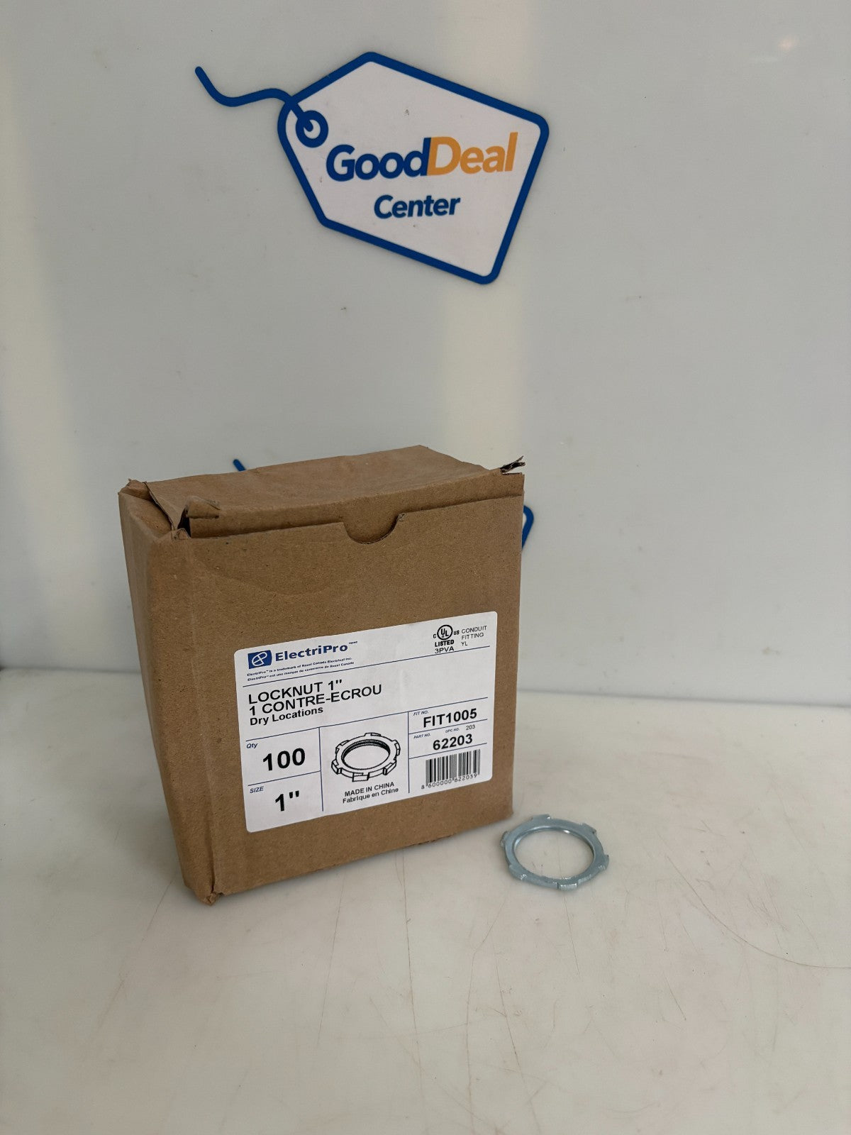 ELECTRIPRO 1" LOCKNUT FIT 1005 62203 100 IN BOX0