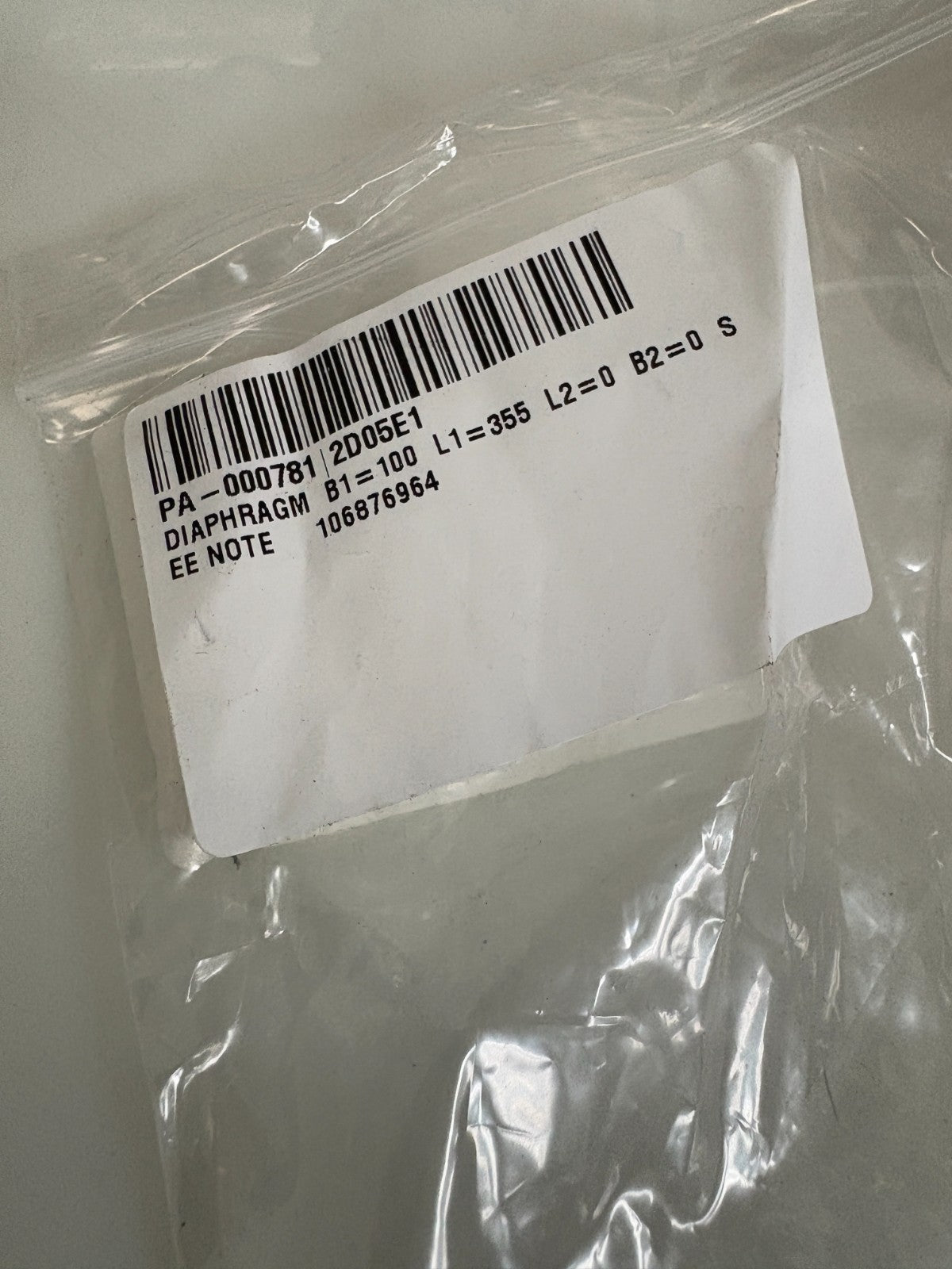 MULTIVAC DIAPHRAGM MEMBRANE 106876964