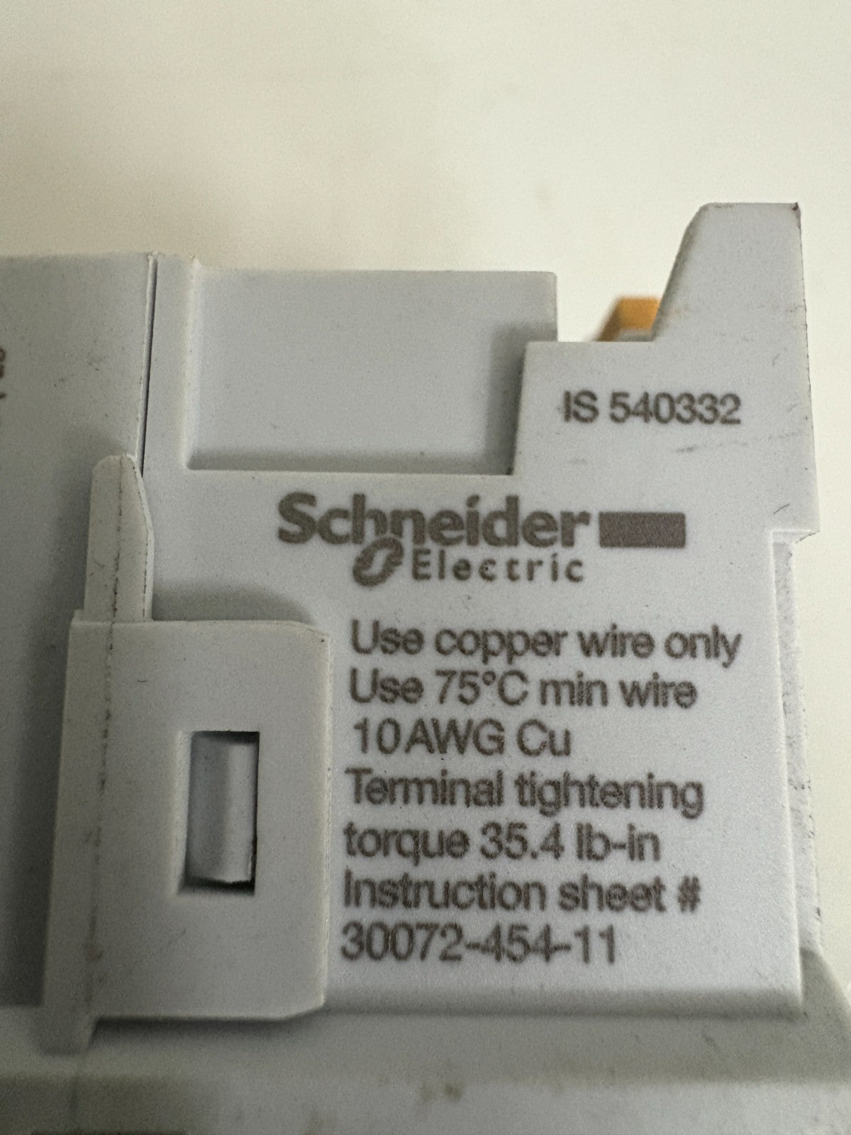 SCHNEIDER ELECTRIC DISCONNECT SWITCH LK4DU3CN COMPLETE