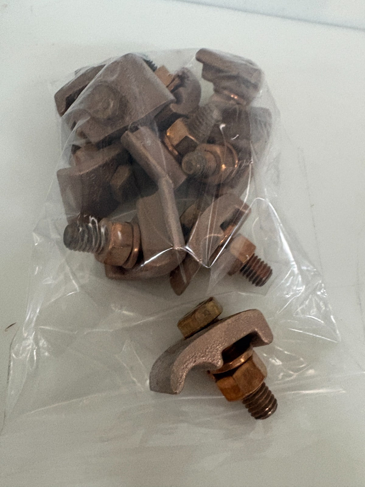 LOT OF 10 PENN UNION COPPER TOWER GROUND CLAMP GMS-32