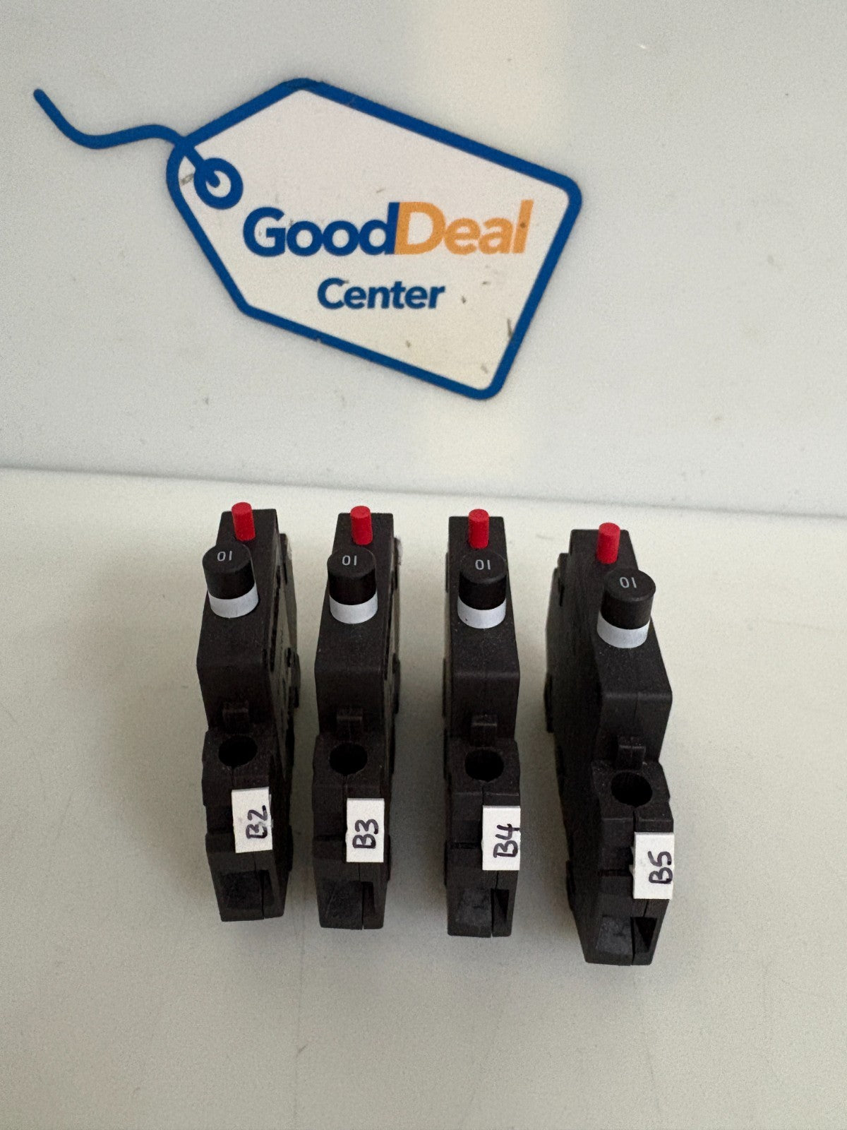 LOT OF 4 WEIDMULLER 10 AMP CIRCUIT BREAKER 91019035000