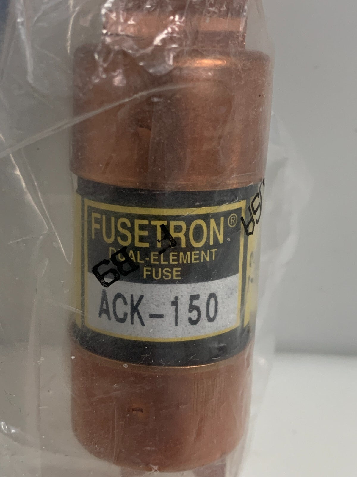 LOT OF 4 FUSETRON 150 AMP FUSE # DCK-1501