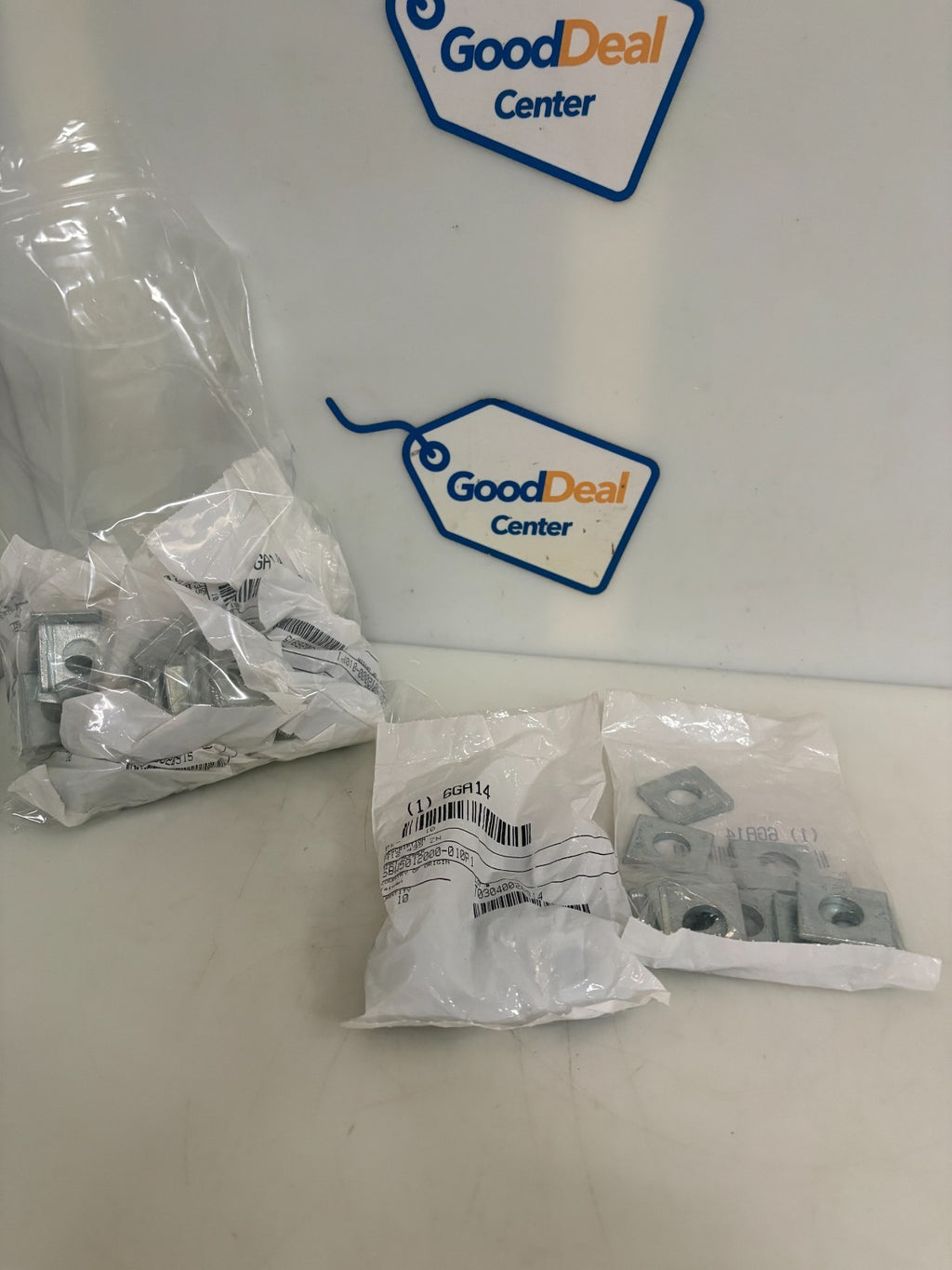 LOT OF 10 SQUARE BEVELED WASHER ZINC PLATE SCREW SIZE M12 435 ZN 6GA140