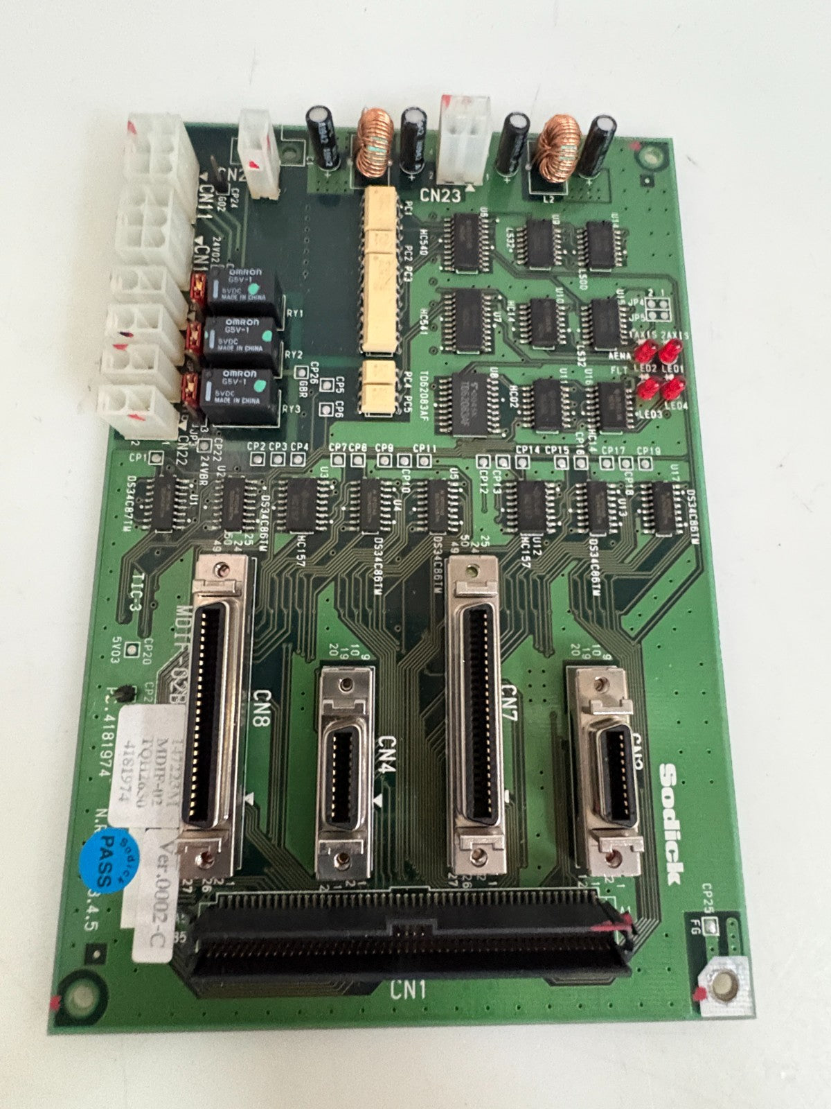 SODICK PC CIRCUIT BOARD MDIF-02B PC 4181974