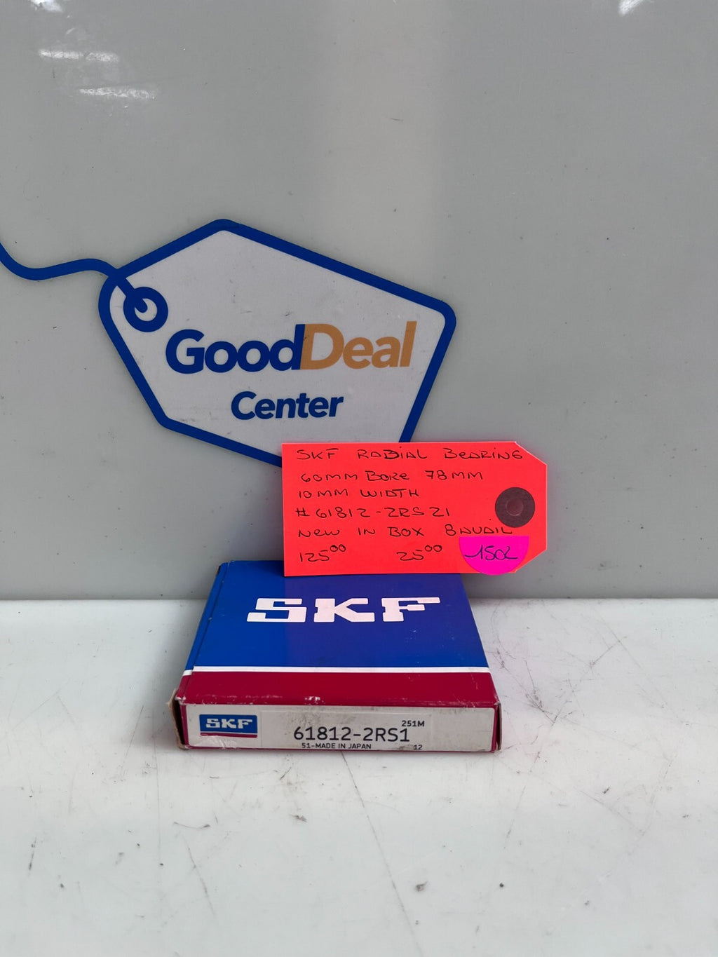 SKF 61812-2RS1 Deep Groove Bearing Rubber Seals 618122RS1