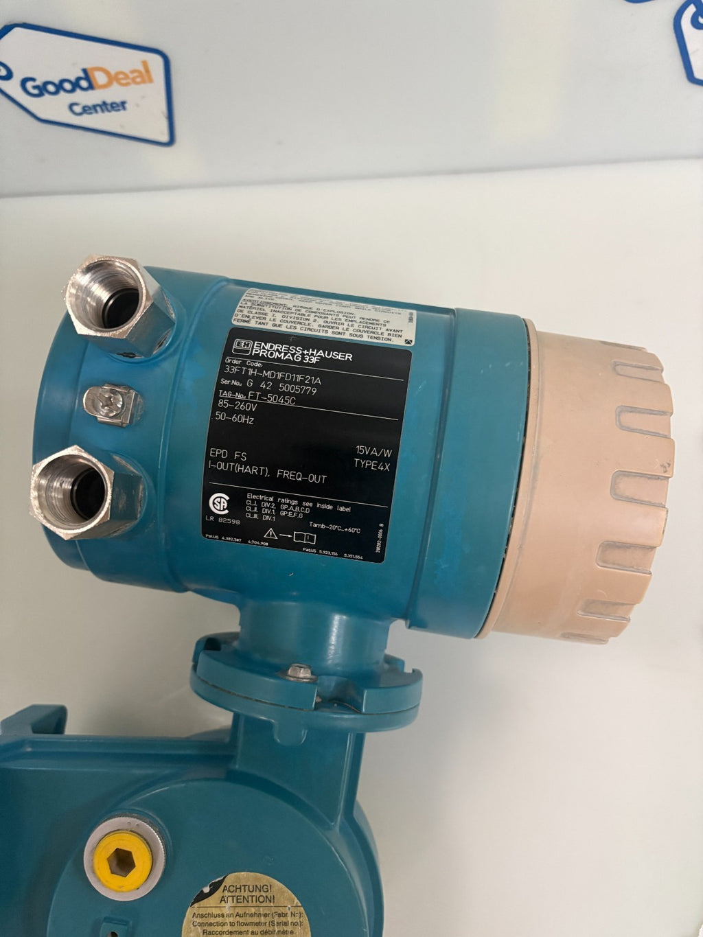 ENDRESS + HAUSER PROMAG 33F FLOW METER #33FT50-MD1FD11F21A2