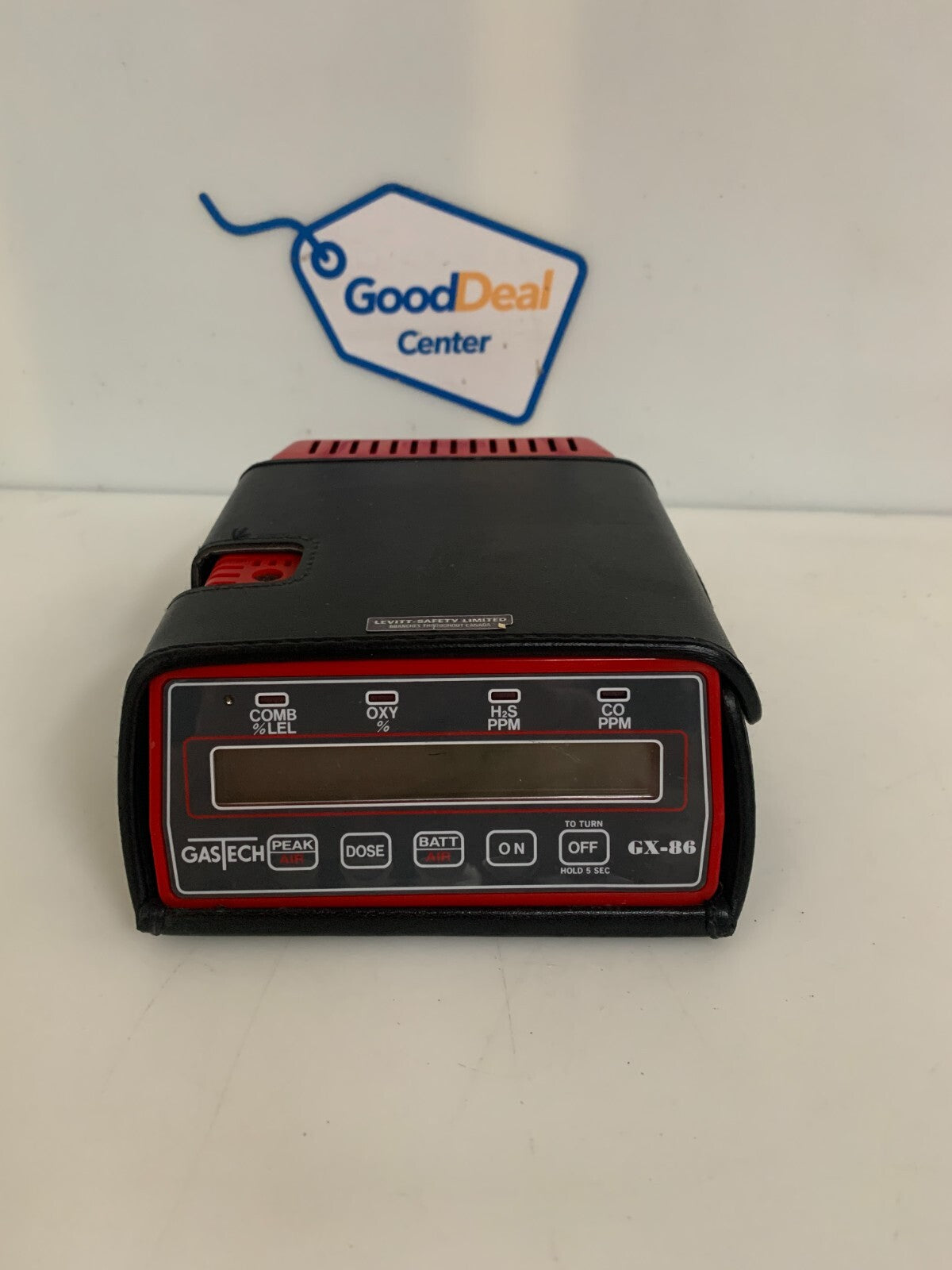 GASTECH PORTABLE GAS MONITOR COMBUSTIBLE OXYGEN CARBON MONOXIDE H2S DETECTOR
