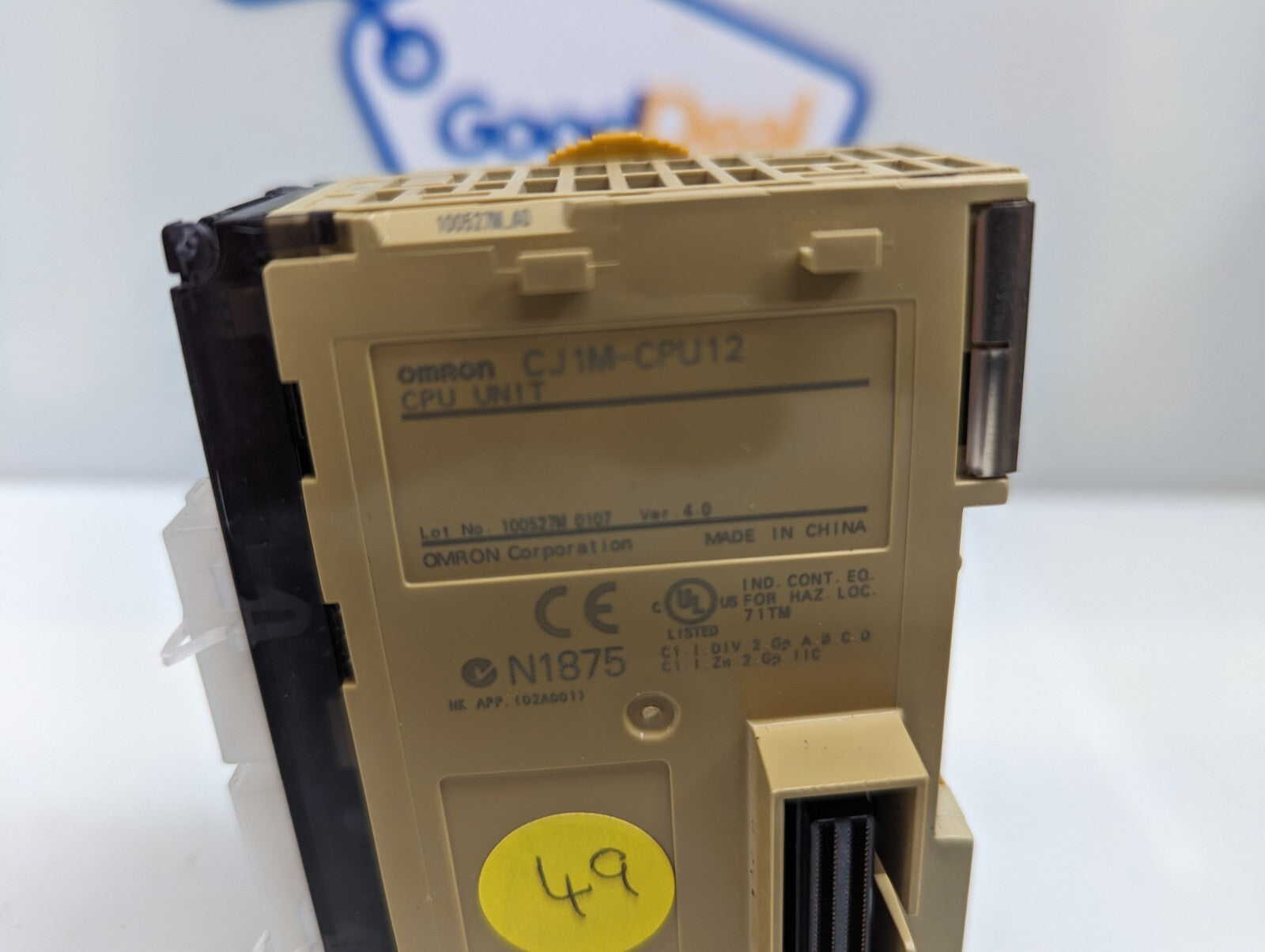 Omron CJ1M-CPU12 CPU Unit