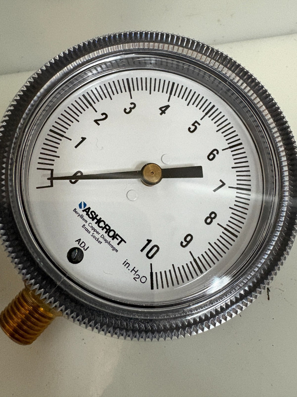 ASHCROFT LOW PRESSURE GAUGE 25-1490-A-02L-10W