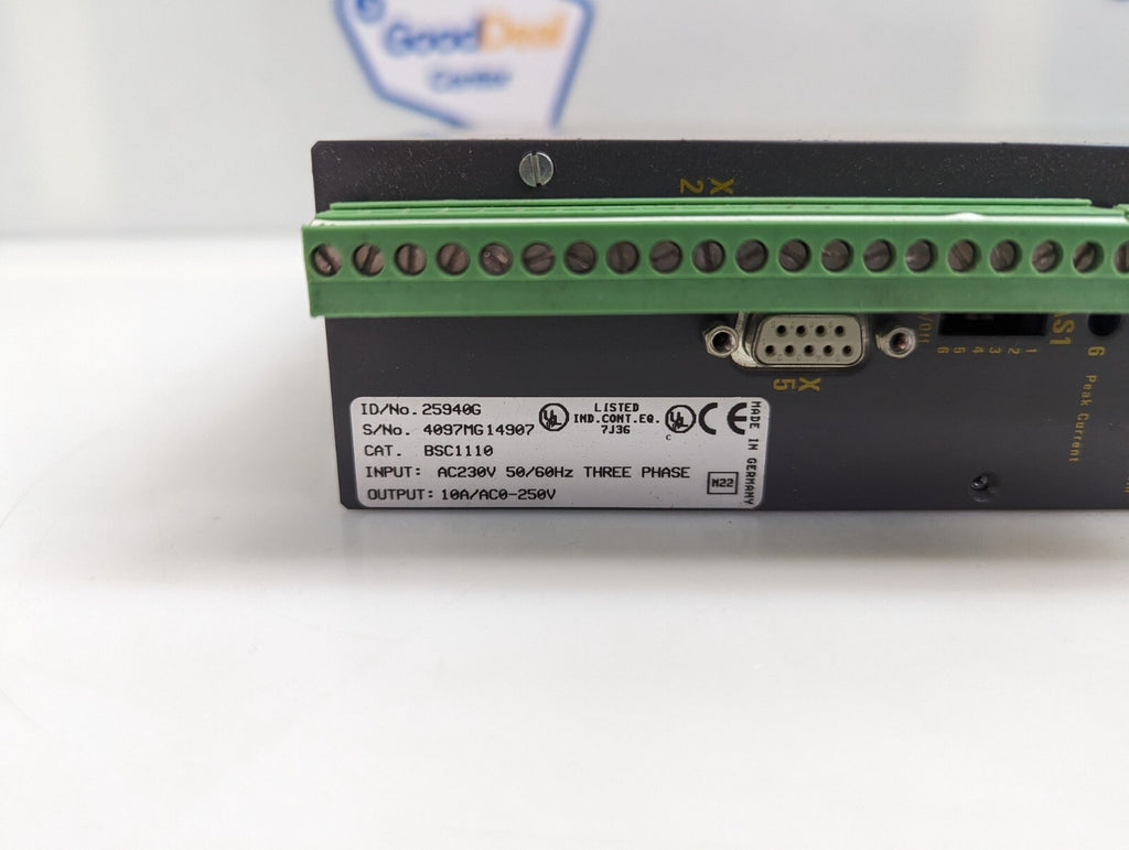 Baldor AC Servo Drive 25940G AC230V 50/60Hz Three Phase 10A/AC0-250V1