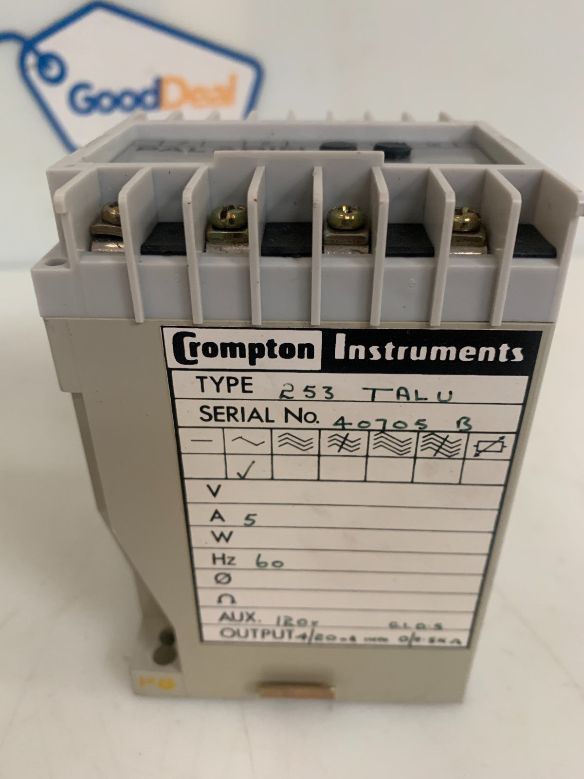 CROMPTON PALADIN TRANSDUCER #253 TALU