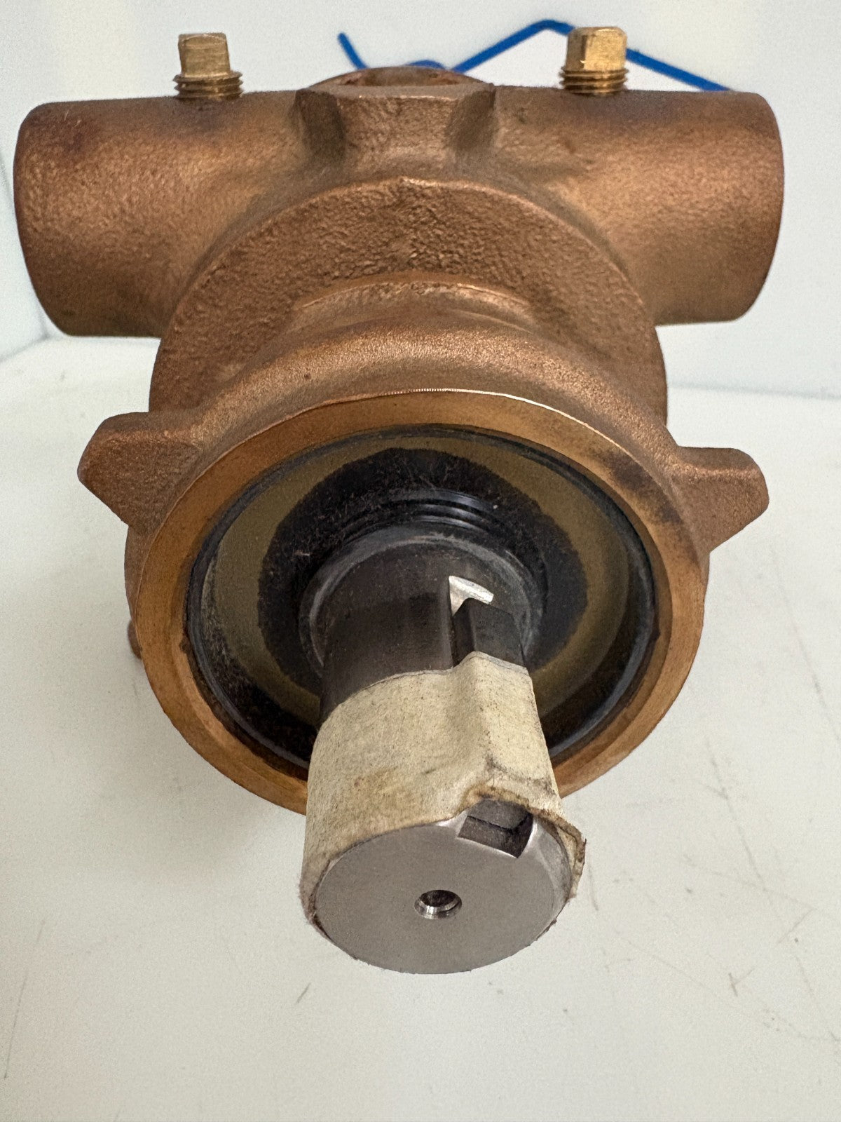 JABSCO MODEL 6400-1051 BRASS PEDESTAL IMPELLER PUMP 3