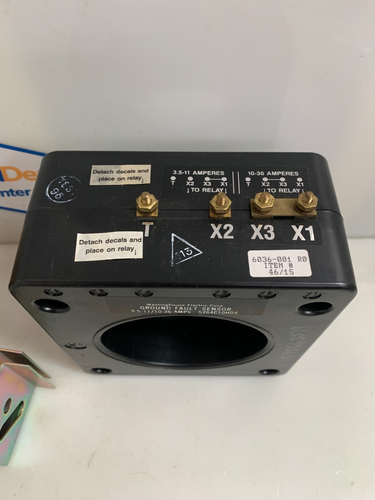 WESTINGHOUSE GROUND FAULT SENSOR 5264C10H04