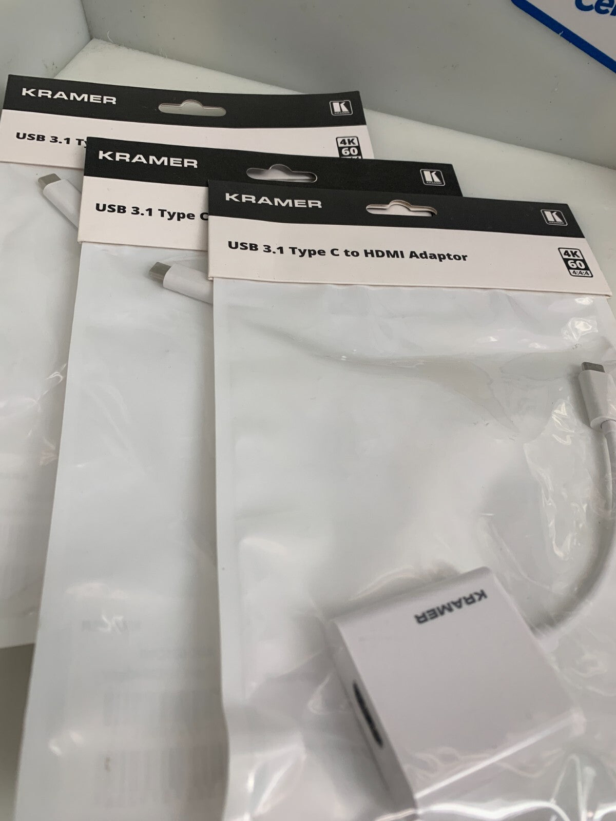 KRAMER HDMI  Adaptor USB 3.1 Typ C to HDMI   ADC-U31C/HF  (Lot of 4)