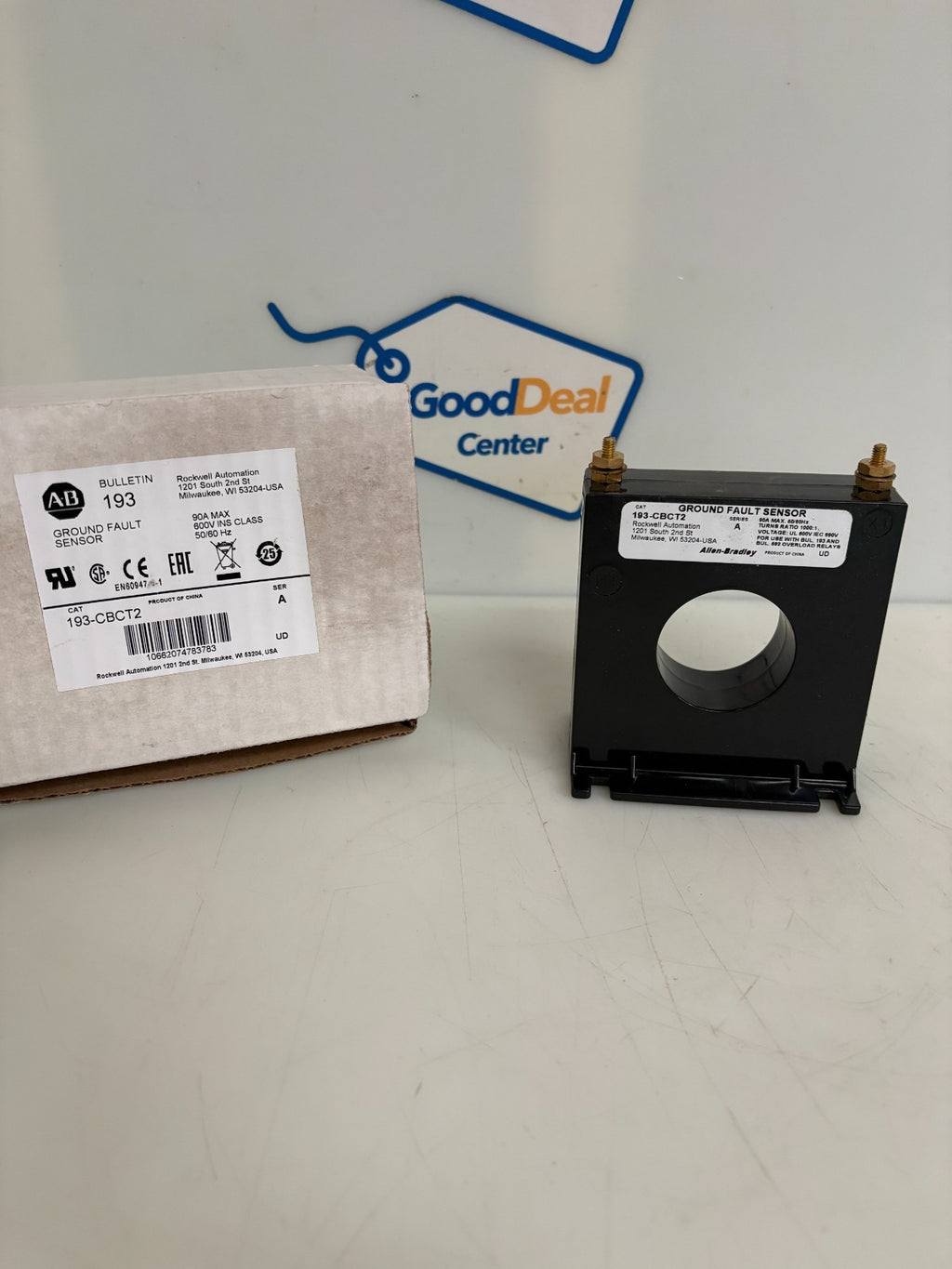 ALLEN BRADLEY GROUND FAULT SENSOR 193-CBCT2 0