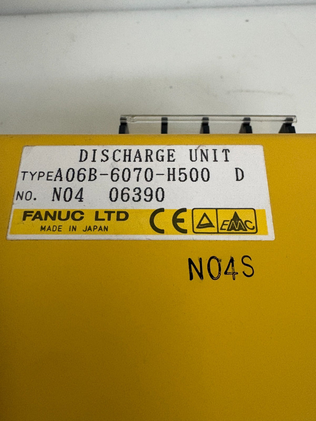 GE FANUC DISCHARGE UNIT A06B-6070-H500 D 2
