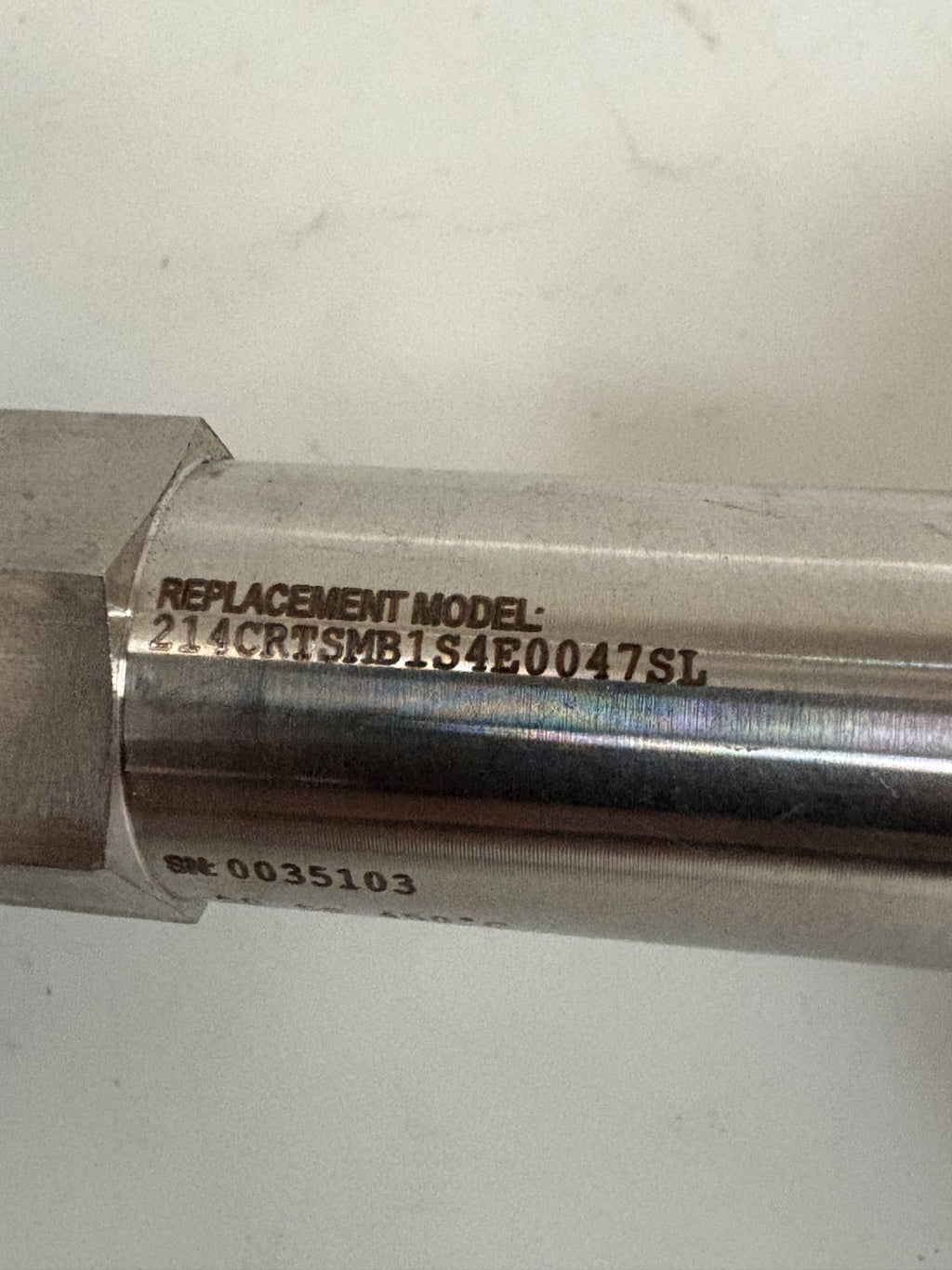 ROSEMOUNT SENSOR PT 100 W/PROBE 214CRTSMB1S4E0047SL2