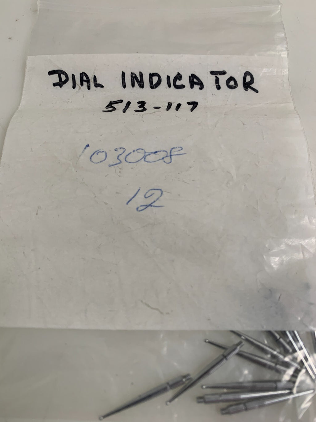 LOT OF 11 MITUTOYO INDICATOR PROBE PIN #103008