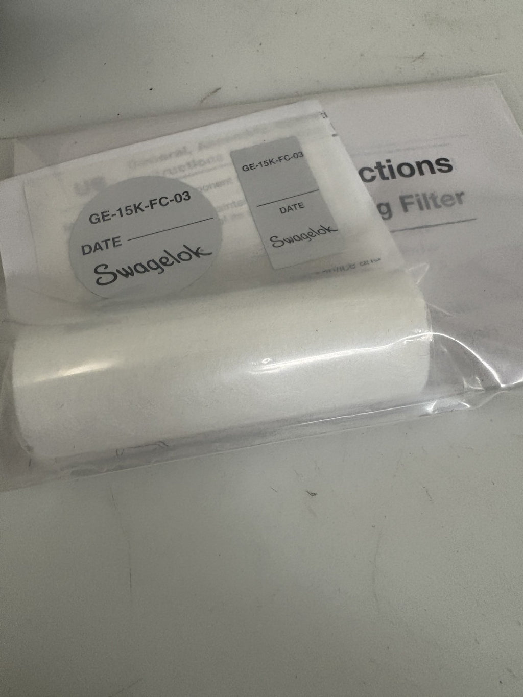 SWAGELOK FILTER ELEMENT GE-15K-FC-03