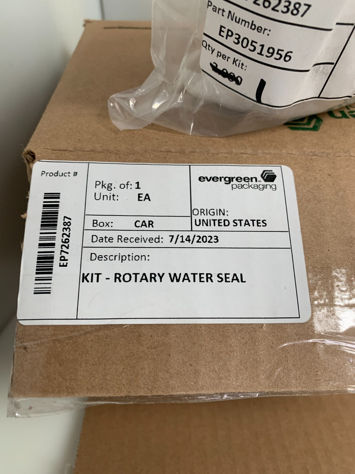 EVERGREEN   Packaging Rotary Water Seal Kit  EP7262387