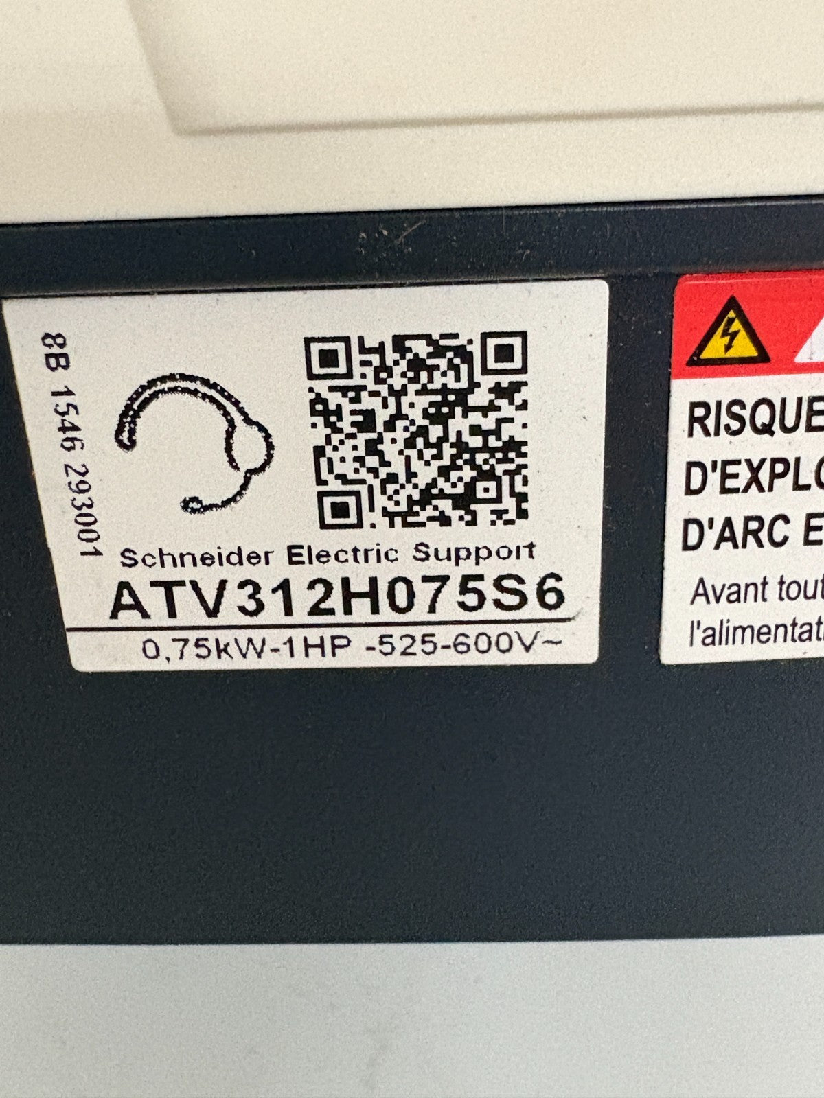 SCHNEIDER ALTIVAR 1HP AC SPEED DRIVE ATV312H07556