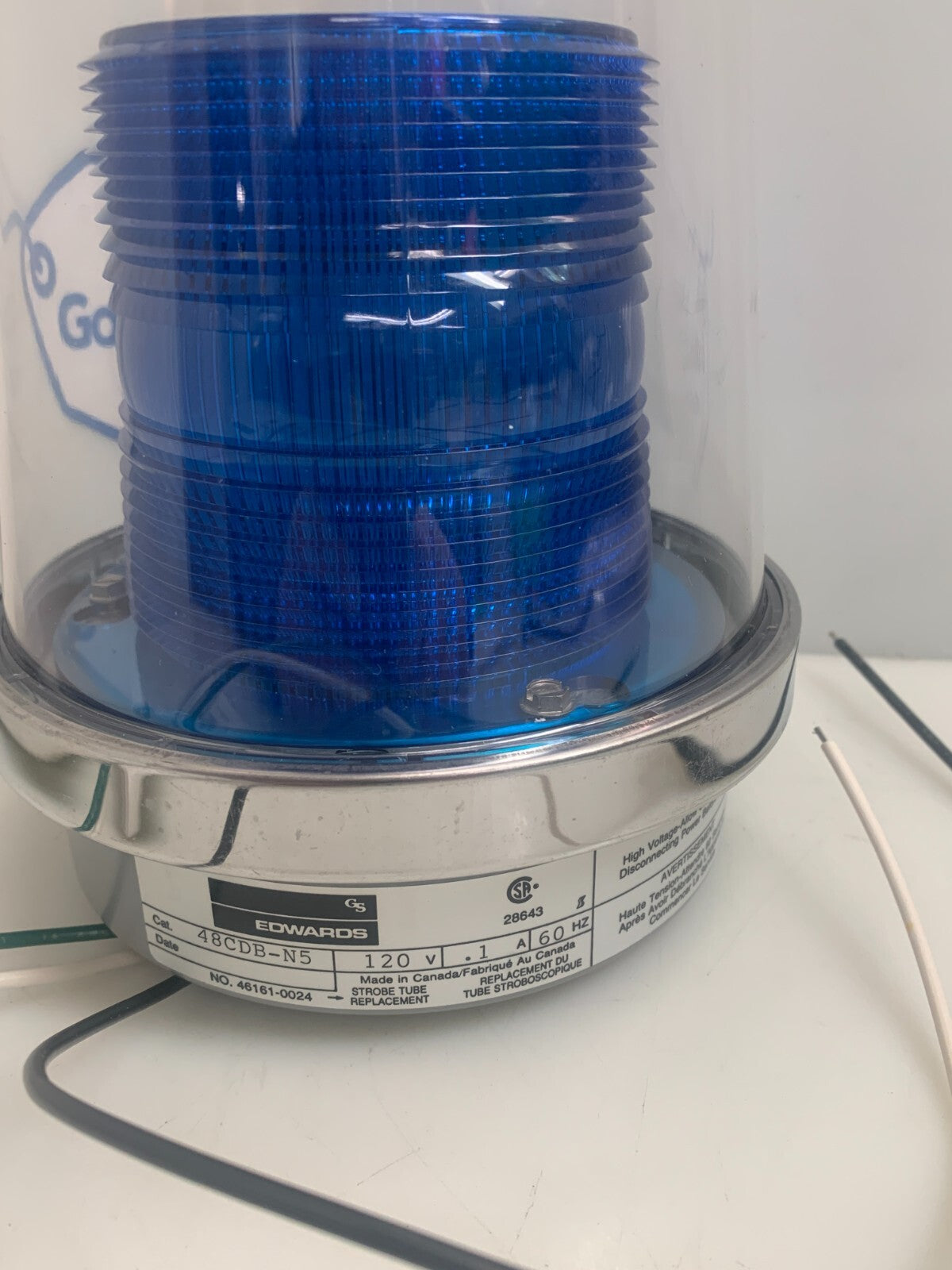 EDWARDS 48CDB-N5 Strobe Light Blue