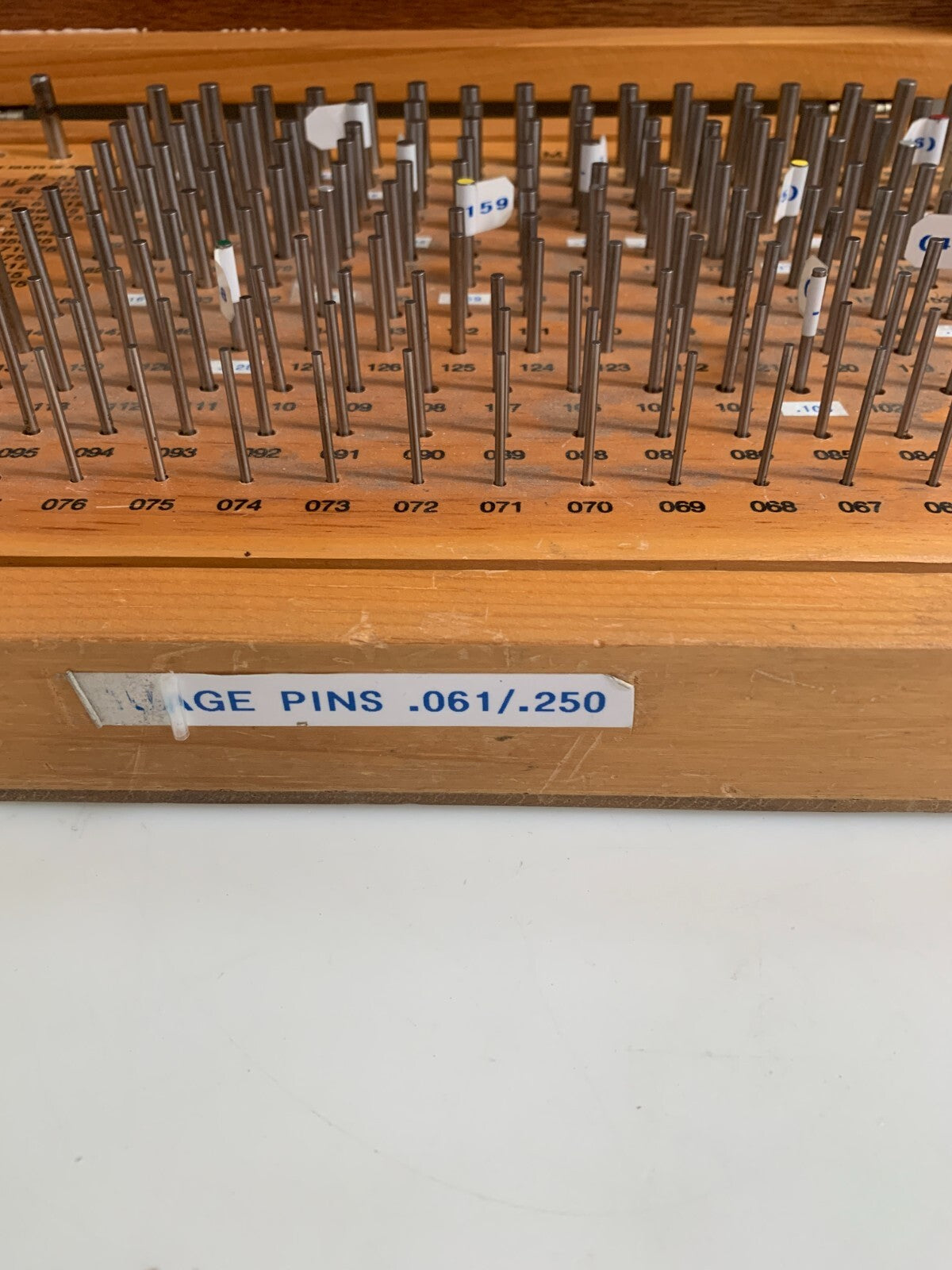 MEYER PIN GAUGE SET 061-250 M-1 PLUS IN CASE